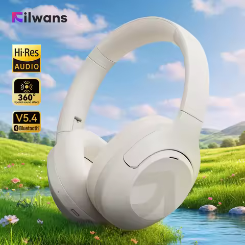 Filwans H Zero pro -50dB ANC Headphones Hi-Res AUDIO Wireless Bluetooth 5.4 5 Microphone Headset 3.5