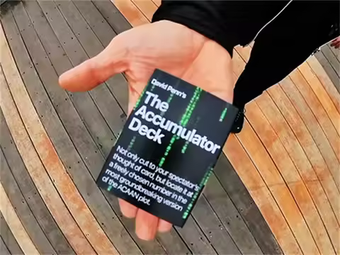 Accumulator Deck (Gimmicks and Instructions) by David Penn Magic Tricks 52-1 Deck Effect Close Up Ca