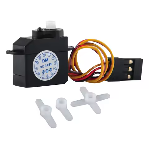 DM-S0020 2.1g Micro Servo 2g with JR Connector 4.8V-6V Digital Mini Servo for RC Airplane Model Acce