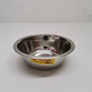 Round Steel Bowl 1PCS Stainless Steel Bowl 12cm ( Inner12cm ,outer 13.5cm ) H4.5cm
