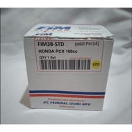 PISTON KIT FIM 38 HONDA PCX 160 VARIO 160 K1Z 60 60.5 61 62 PIN 14 - STD 50 100 200