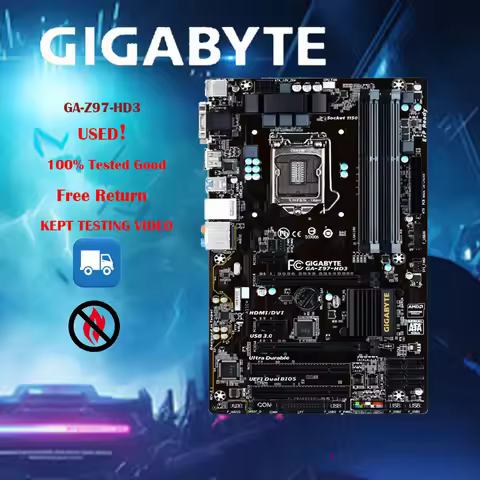 GIGABYTE GA-Z97-HD3 (Rev 2.1) motherboard supports Intel 4th 5th Core processors