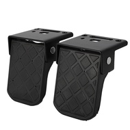 2PCS Folding Truck Bed Step Anti-Slip for Boat Trailer Bumper Pickup Truck Ladder Campers RV
