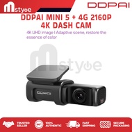 DDPAI Mini 5 + 4G 2160P 4K Dash Cam Car DVR Built in 64GB EMMC - Black