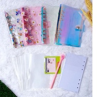 Best.. Sinking fund binder package / A6 binder / sequin binder daisy binder plain binder hologram bi