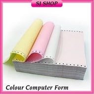 Color Form | Colour Form | 9.5" x 11" Colour Computer Form | 2Ply , 3Ply, 2ply2up, 3ply2up Computer 