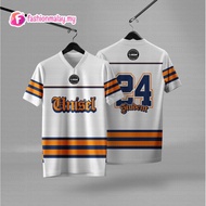 Hnisel Jersey Viral Tiktok 2024 New Design Baju Bola Jersey Oversized Retro T-shirt for Menshort Sleeved Retro Collar Jersey Lelaki Kanak Kanak Sublimation Baju Futsal Shirt