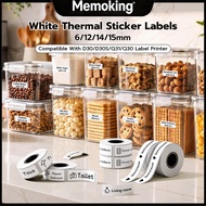 Thermal Label Sticker For Phomemo D30/D30S/Q30/Q30S/Q31 Label Printer, 3 Rolls Per Box, For Food Lab