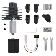 Kit Hotend 9-PCS untuk Pencetak 3D Bambu Lab P1S/P1P, Nozel 0.4mm yang Dikeraskan dan Nozel 0.2/0.6/