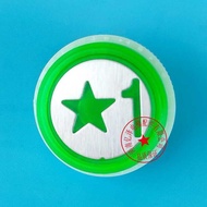 OTIS Sizi OTIS New National Standard 1 Layer Credit Card Button Green Five-pointed Star Standard 1 B
