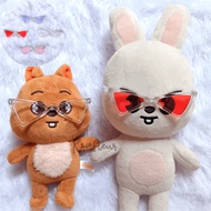 [Plushie Doll] Glasses Glasses - for 15 cm 17 cm 20 cm Kpop Doll Skzoo Labubu