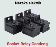 Socket Relay Gandeng Rumah Relay kosongan ( 5pcs )