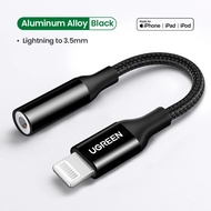 New ugreen MFI Lightning to 3.5mm jack headphones adapter 3.5 aux cable converter for iPhone 12 se 1