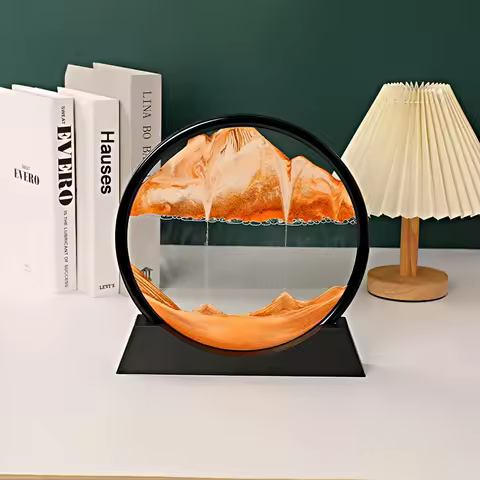 Sandscape Moving Sand Art Frame Flowing Sand 3D Dynamic Liquid Hourglass Quicksand Kinetic Sand Pain