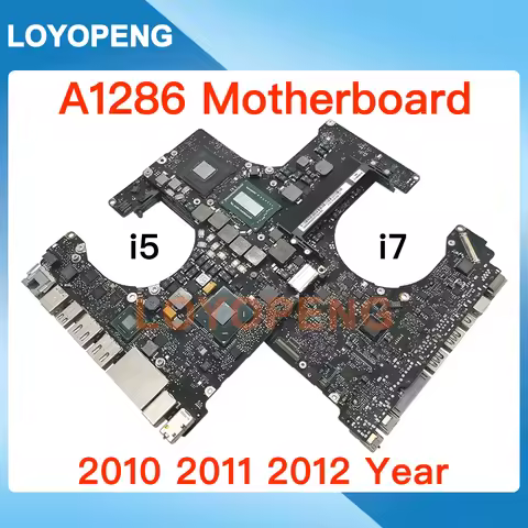 A1286 Motherboard CPU i5 i7 For MacBook Pro 15" A1286 Logic Board 2010 2011 2012 Year Tested Good