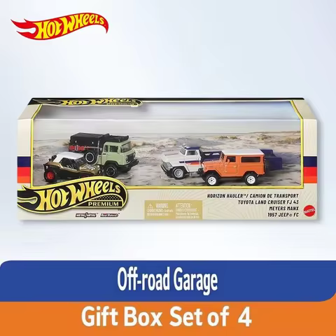 Hot Wheels HM39Off-road Garage Series,Toyota Land Cruiser Meyers Manx 1:64 Die Cast Car Model Collec