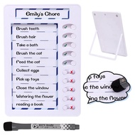 [ Store] Exclusive1Set Erasable Chore Chart for KidsReusable to Do List Board My Chores Magnetic Dry