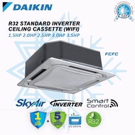 [READY STOCK] DAIKIN 1.0HP/1.5HP/2.0HP/2.5HP/3.0HP/3.5HP Inverter Ceiling Cassette(WIFI)