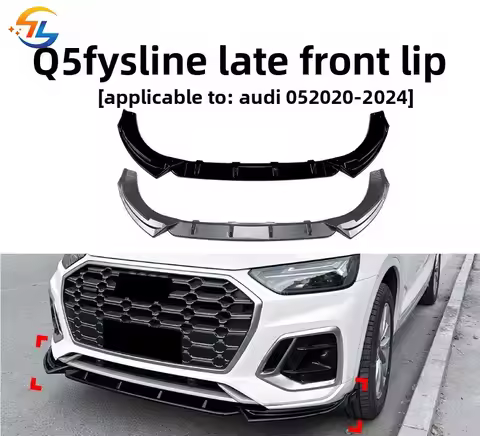 For Audi Q5 FY Sline Late 2020-2024 Front Lip Front Scoop Spoiler Exterior Modification Accessories