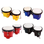 [Kesoto1] 4" 5" Percussion Bongos Drum Set Percussion Instrument for Children Kids