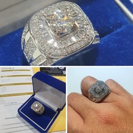 Moissanite Gemstone Ring 1 ct Similar to Diamond