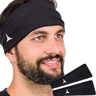 Mens Headband - Guys Sweatband & Sports Headband for Running, Crossfit, Working Out and Dominating Y