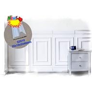 PVC WAINSCOTING/DOUBLE FRAME WAINSCOTING/ANGEL WHITE WAINSCOTING/8FT/GREMAG/G2010/wainscoting 2cm