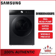 Samsung BESPOKE AI™ 9kg Tumble Dryer with AI Dry | DV90BB9440GBFQ Heat Pump Dryer Mesin Pengering Cl