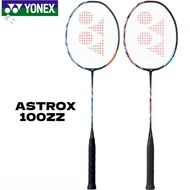 YONEX ไม้แบดมินตัน ASTROX คาร์บอน100ZZ สีฟ้าสีแดงคาร์บอนไม้แบดมินตัน Ax100zz มืออาชีพด้วย4U