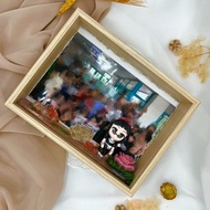 6x8相框客製化黏土人偶禮物