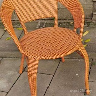 Rattan Back Chair Chair Balcony Elderly Chair Rattan Chair Rattan Chair Leisure Household Rattan Sin