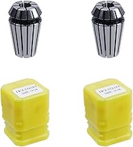 ER16 Spring Collet Chuck 1/4Inch Dia Collets Set for CNC Clamping Device Engraving Machine-2pcs