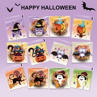 NORDEN - HALLOWEEN COOKIES PLASTIC 10x10 CM - Halowin HALLOWEEN Medan Cookie Snack Packing Bag