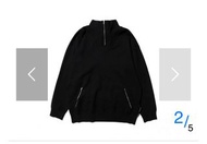 小鬼品牌 黃鴻升 AES 20 A/W Turtleneck Sweater oversize 黑色 M