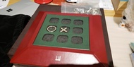 Alfred dunhill tic tac toe 井字過三關 真皮 棋盤 leather limited edition 擺設