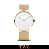 Bering Classic Quartz Unisex Watch - Polished Gold 14539-334