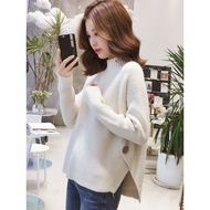 sweater woman Buttoned Sparkted Knitted Loose Wool Sweater