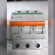 [alat listrik] MCB Schneider Domae 3 phase 5063 Ampere 50A63A