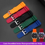 High Quality Ruer Silicone Watch Strap 22Mm For MDV-106 MTP-VD01D Seiko SKX PROSPEX Waterproof Sports Diving Watchband