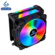 Lovingcool RGB พัดลมพัดลมเดสก์ท็อป CPU CPU สำหรับนักเรียนเล่นเกม RGB