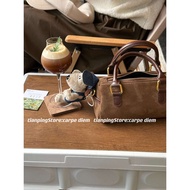 handbag handbag women Beg tangan retro suede Boston