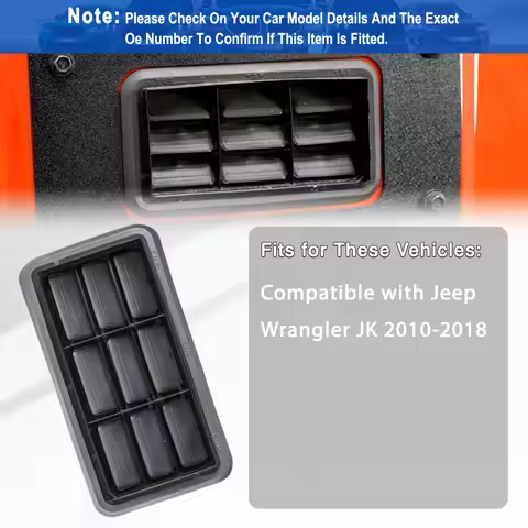 For Jeep Wrangler JK 2010 2011 2012 2013 2014 -2018 Rear Tailgate Vent Air Outlet Quarter Panel Gril