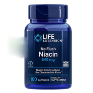 Life Extension No Flush Niacin 640 mg / 100 Capsules