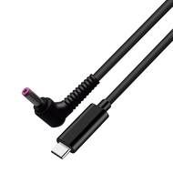 1.5M/4.9FT Type-C to 4.8*1.7MM notebook PD Power Charge Cable ,USB-C male head 65W fast Charging Lin