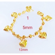 Rantai tangan budak  boba Emas Bangkok bracelet