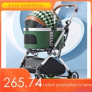 PETORIA Pet Stroller Detachable Dog Stroller Portable Cat Stroller Foldable Cat Cage