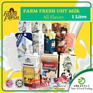 FARM FRESH UHT Fresh Milk, Chocolate, Kurma (1L) | Susu Segar, Coklat