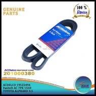 FANBELT V BELT FAN BELT AC 7PK 1550 TOYOTA ALPHARD 3.5 AC DELCO !!