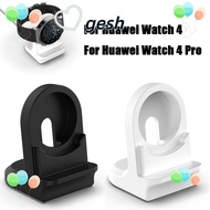 GESH1 Silicone Charge Stand Fashion Practical Portable Charger Cable Station Dock for Huawei Watch 4