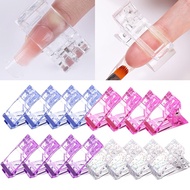Colorful Quick Extension Nail Clips Acrylic Extension Tips For Nail Fake Quick Building Clamps Clips Manicuring Nail Art Tool
